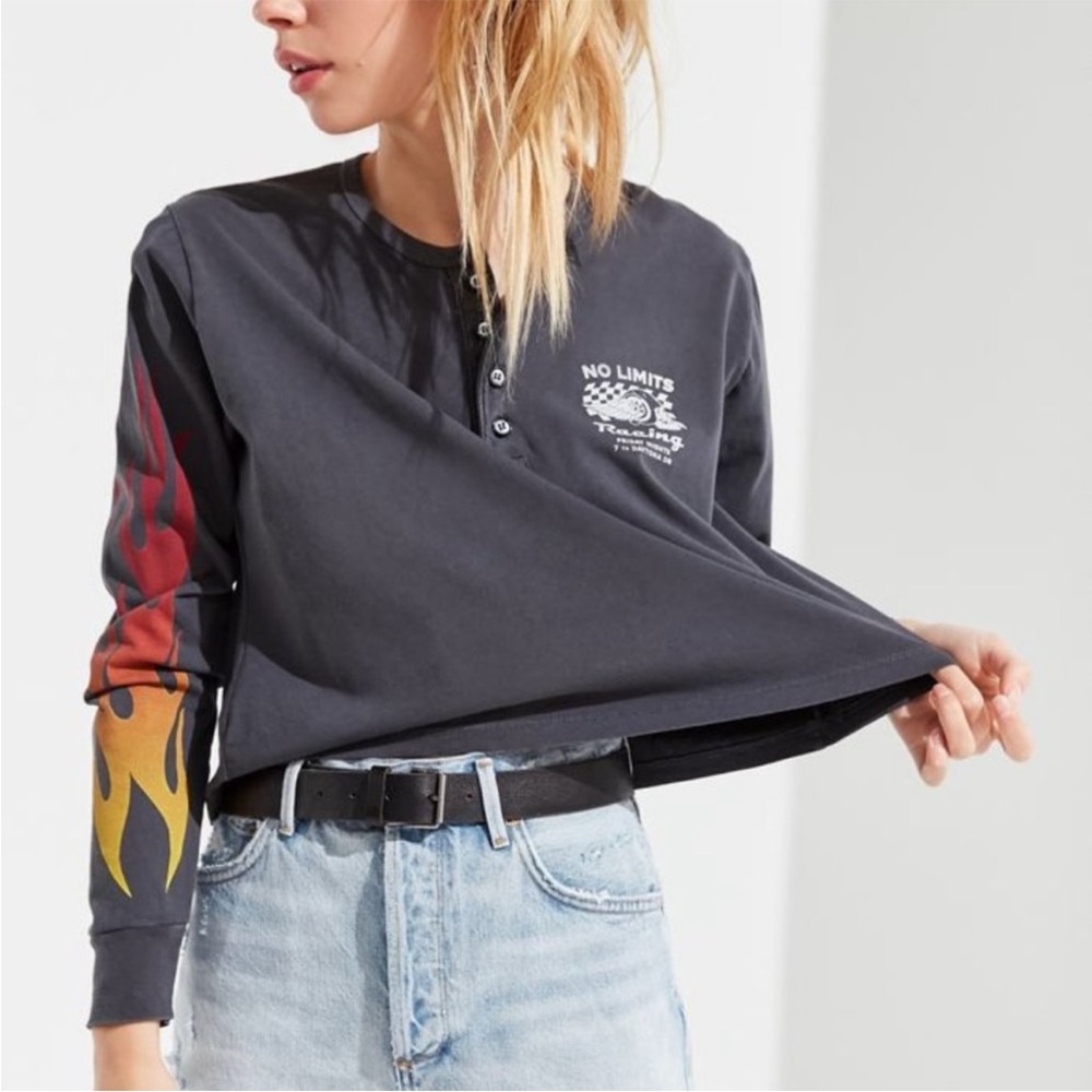 Urban outfitters Graphic Long Sleeve Top